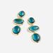 J. Crew Jewelry | J Crew Belinda Triple Glass Drop Earrings Larkspur Blue Green Nwt | Color: Blue | Size: Os