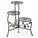 Country Apple Plant Stand by Zingz and Thingz in Black