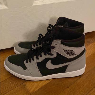 Nike Shoes | Black And Grey Retro Jordan High Top Sneakers | Color: Gray | Size: 12