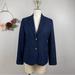 J. Crew Jackets & Coats | J Crew Women Original Schoolboy Navy Blazer Gold Button Closure Wool Blend 10 | Color: Blue/Gold | Size: 10