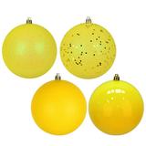 The Holiday Aisle® Holiday Décor Ball Ornament Plastic in Indigo | 4.75" H x 4.75" W x 4.75" D | Wayfair 9E785E1B2AA04F439C9023738F78D096