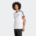 T-Shirt ADIDAS ORIGINALS "3-STRIPES TEE" Gr. XXL, weiß (white) Herren Shirts T-Shirts