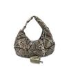 HARPA Henkeltasche ALPHA mit eleganter Reptilienoptik braun