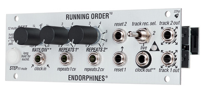 Endorphin.es Running Order 1U Silver