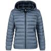 Steppjacke LPO "GILMOUR MELVILLE VI Women", Damen, Gr. 36/38 (M), blau (hellblau), 100% Polyester, sportlich, figurbetont, Langarm mit innenliegendem Gummizug, Jacken, auch in Großen Größen erhältlich