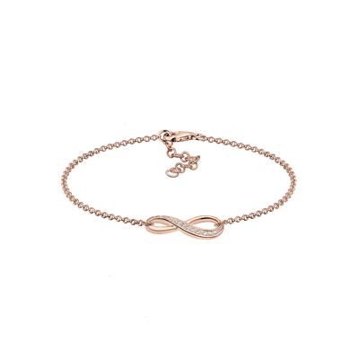 Elli Infinity Symbol Endlos Zirkonia 925 Silber 18 Damen Image