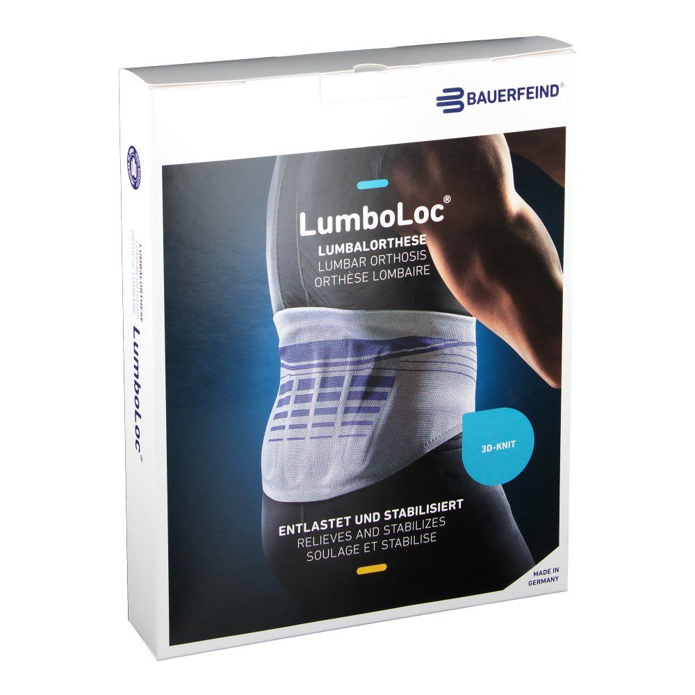 Lumboloc Rückenstütz Bandage Gr.5 titan 1 St Bandage(s)