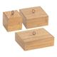 3er-Set Bambus Box »Terra S / M / L« mit Deckel braun, Wenko