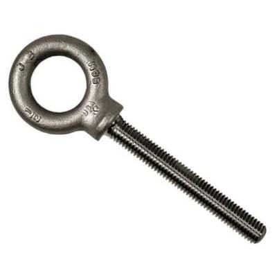 KEN FORGING K2021-3-SS Eye Bolt With Shoulder, 1/4"-20, 3 in Shank, 3/4 in ID,