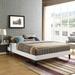 Tessie Queen Bed Frame with Squared Tapered Legs