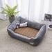 Tucker Murphy Pet™ Candy Color Dog Kennel Pet Kennel Pet Dog Bed Cotton in Brown | 6 H x 35.5 W x 27.5 D in | Wayfair