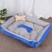 Tucker Murphy Pet™ Four Seasons Universal Dog Mat Dog Cat House Summer Dog Supplies Bed Summer Pet House in Gray/Blue | Wayfair