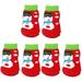 Frcolor Pet Socks Christmas Stockings Xmas Cotton Warm Gift Wearings Animal Small Kitten Winterholiday Footwear Dog Anti Puppy