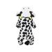 HOMEMAXS Pet Costume Dog Halloween Suit Dog Milk Cow Costume Dog Jumpsuit Pet Puppy Supplies - Size S