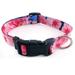 Vibrant Premium Polyester Nylon Adjustable Heavy Duty Dog Collar - Medium Style 10