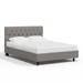 Latitude Run® Tufted Platform Bed Upholstered/Polyester/Linen | 43 H x 62 W x 83 D in | Wayfair AD0258D0166B4D7BBAA260A953D00F84