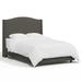 Red Barrel Studio® Upholstered Standard Bed Metal/Polyester in Black | 56 H x 45 W x 80 D in | Wayfair 9915B76549E6457DA7B64CBCE08DDBD1