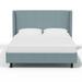 Wade Logan® Anouschka Platform Bed Upholstered/Polyester/Linen | 47 H x 81 W x 85 D in | Wayfair AAB0292CCC044F499F5F5911BAC2C7F5