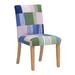 Red Barrel Studio® Parsons Chair Wood/Upholstered/Fabric in Pink/Green/Blue | 37 H x 19 W x 25 D in | Wayfair 601AA54240F84266B68404365095AD7D