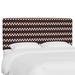 Orren Ellis Aynara Panel Headboard Upholstered/Polyester in Brown/Red | 49 H x 62 W x 4 D in | Wayfair 73492FEA2DA24CE4A42F72236FE44523