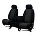 CalTrend Center Buckets SportsTex Seat Covers for 2011-2022 Dodge Durango - DG347-03GG Charcoal Insert with Black Trim