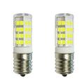 2-Bulbs Anyray Replacement for GE WB36X10003 40W Microwave Light Bulb 40T8 E17 Base Appliance Light Bulbs (Green)