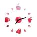 Shpwfbe Numbers 3D Clock Mural Roman DIY Acrylic Decor Decals Home Sticker Mirror Wall Clock Household Christmas appliances Gift