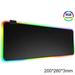 RGB Gaming Mouse Pad Large Mouse Pad Gamer LED Computer Mouse Keyboard Mat with Backlight 200*260*3mm