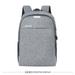 USB Charging School Anti Theft Backpack Men Stylish 15.6 Inch Laptop Backpacks Book Bag Waterproof Men Backpack Gray