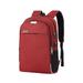Men USB 15.6 Inch Laptop Backpack Anti Theft Large School Bag Business Oxford Waterproof College Bag Red