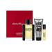 Salvatore Ferragamo Uomo 3pcs Gift Set Contains ( 3.4oz EDT Spray + 3.4oz S/G +.33EDT Mini Spray ) for MEN