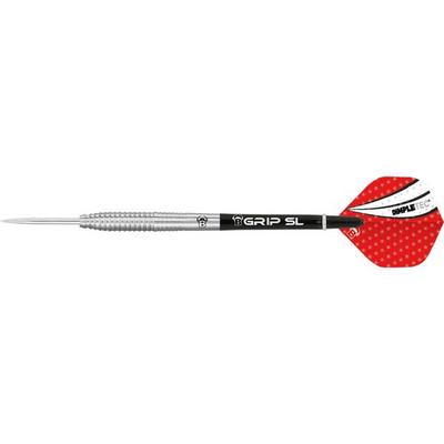 BULL'S Dartpfeil Dot D1 90% Tungsten Steel Dart, Größe - in FARBIG SILBER