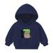 Toddler Baby Long Sleeve Hooded Sweatershirt Pullover Hoodies for Boys Girls Dinosaurs Print Casual Sweatershirts Hoodie Sports Tops