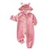 Baby Girl Fall Outfits Dresses for Big Girls Toddler Boys Girls New Long Sleeve Winter Rabbit Ears Hooded Jumpsuit Romper Water Shorts Girls