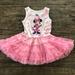 Disney Dresses | Disney Parks Girl 2t Minnie Mouse Tutu Tank Dress Pink Ruffles Polka Dot Sparkly | Color: Pink/White | Size: 2tg