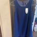 J. Crew Dresses | Jcrew Navy Blue Velvet Ruffle Dress | Color: Blue | Size: 0