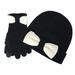 Kate Spade Accessories | Kate Spade Bow Beanie Hat & Tech Gloves Set | Color: Black/White | Size: Os