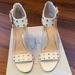 Jessica Simpson Shoes | Nib Jessica Simpson Elonna 2 Ankle Strap Sudded Sandal Heels Size 7.5 | Color: Cream/White | Size: 7.5