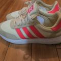 Adidas Shoes | Adidas I-5923 Clear Yellow Solar Red Sneakers Casual D96604 Men's Size 10.5 | Color: Cream/Orange | Size: 10.5