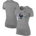 Women's Nike Heather Gray France National Team Legend Performance T-Shirt