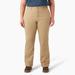 Dickies Women's Plus Slim Fit Bootcut Pants - Rinsed Desert Sand Size 18W (FPW515)