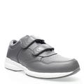 Propet Lifewalker Strap Walking Shoe - Mens 8 Grey Walking Medium