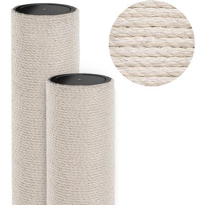 HAPPYPET Sisalstamm für Kratzbaum Ø 18 cm - 40/50/60/80 cm, Dickes Sisal, Massiver Ersatz-Stamm Image