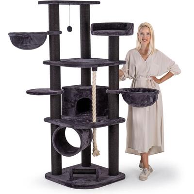 Happypet - Kratzbaum für Katzen groß 181 cm hoch CAT021 Kletterbaum Katzenbaum, stabile extra Dicke