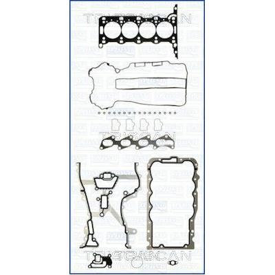 TRISCAN Dichtungssatz, Zylinderkopf mit Zylinderkopfdichtung für OPEL 1606247 598-50108