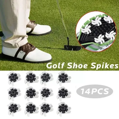Broches antidérapantes pour chaussures de Golf rotation rapide à vis entraînement court