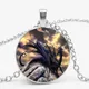 Western Dragon Region Black Dragon Pendentif Collier Collier Bijoux Envoyer une Photo Commande