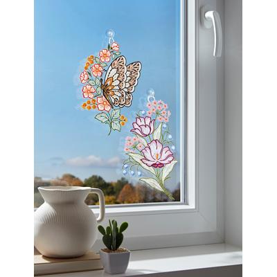 Fensterbild Schmetterling Raebel...