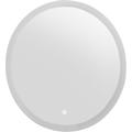 LED-Lichtspiegel PLACES OF STYLE "Spiegel R60" Spiegel Gr. T: 3 cm Ø 60 cm, silberfarben Kosmetikspiegel