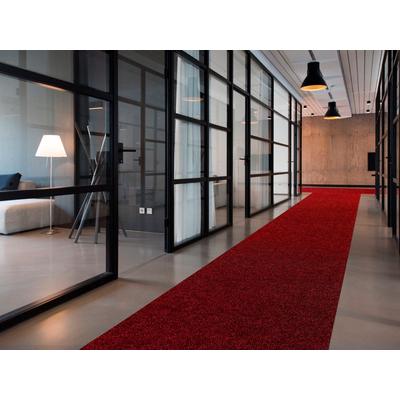 Läufer "Schmutzfangläufer PICOLLO, Made in Belgium", rot, B:100cm H:8mm L:2100cm, Polypropylen (PP), PRIMAFLOR-IDEEN IN TEXTIL, Teppiche, Schmutzfangläufer, Schmutzfangmatte, meliert, strapazierfähig, rutschhemmend Image